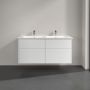 Villeroy & Boch Finero umywalka z szafką 130 cm zestaw meblowy glossy white S00505DHR1 zdj.4