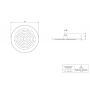 Zestaw Villeroy & Boch Universal Taps & Fittings zestaw prysznicowy podtynkowy termostatyczny złoty szczotkowany (TVD00065100000, TVD00065300076, TVC00000100076, TVC00045351076, TVS10900600076, TVC00045800076, TVC00003500076, TVC00045600076) zdj.10