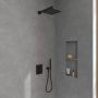 Zestaw Villeroy & Boch Universal Taps & Fittings zestaw prysznicowy, podtynkowy termostatyczny z deszczownicą czarny mat (TVD00065100000, TVD000653000K5, TVC000002000K5, TVC000454530K5, TVS109007000K5, TVC000457000K5) zdj.12