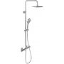 Villeroy & Boch Verve Showers zestaw prysznicowy ścienny termostatyczny z deszczownicą chrom TVS10900500061 zdj.1