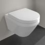 Villeroy & Boch Architectura TwistFlush [e3] combi-pack zestaw miska bez kołnierza CeramicPlus z deską wolnoopadającą Weiss Alpin 4694CLR1 zdj.13
