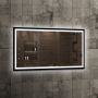 Venti Luxled lustro 120x60 cm pionowe/poziome z podświetleniem czarny zdj.2