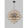 Aviano Portofino lampa wisząca 44x2,2 W czarna-chrom-przydymiona 5079-4405 zdj.5