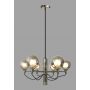 Aviano Classico lampa wisząca 6x3 W czarna-chrom 6221-0610 zdj.5