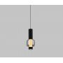 Aviano Ronda lampa wisząca 8 W czarna-chrom-przydymiona 6224-0110 zdj.3