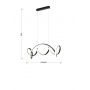 Aviano Toronto lampa wisząca 1x64 W czarna 7095-0110 zdj.2