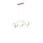 Aviano Toronto lampa wisząca 1x64 W złota 7095-0115 zdj.1