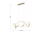 Aviano Toronto lampa wisząca 1x64 W złota 7095-0115 zdj.4