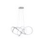 Aviano Arte lampa wisząca 1x138 W srebrna 7097-0163 zdj.1