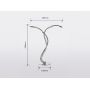 Aviano Hampton lampa stołowa 2x10,4 W chrom 8326-0201 zdj.2