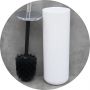 YokaHome Alba White szczotka toaletowa stojąca biały/chrom CH.ALBA-WH.SWC zdj.3