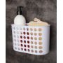 YokaHome PVC koszyk łazienkowy na przyssawki biały RY.KPW0200 zdj.2
