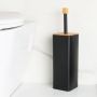 YokaHome Amba szczotka toaletowa stojąca czarny mat/bambus PD.AMBA-BLK zdj.3