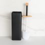 YokaHome Amba szczotka toaletowa stojąca czarny mat/bambus PD.AMBA-BLK zdj.5