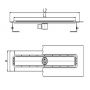 ACO ShowerDrain E+ odpływ liniowy 90 cm stal 9010.77.12 zdj.2
