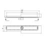 ACO ShowerDrain E+ odpływ liniowy 90 cm stal 9010.77.17 zdj.2