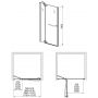 Aquaform HD Collection drzwi uchylne 120 cm prawe 103-09398 zdj.2