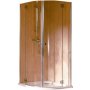 Kabina półokrągła dwuskrzydłowa 80 x 190 cm  Aquaform Sol de Luxe 100-06040 zdj.3