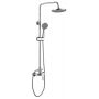 Aqualine Lotta zestaw prysznicowy ścienny z deszczownicą chrom LT690 zdj.1