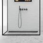 Balneo Duplex Next Black odpływ prysznicowy 70 cm liniowy czarny BLK70N zdj.7