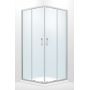 Bravat ST kabina prysznicowa 90 cm kwadratowa chrom/szkło przezroczyste ST15290 zdj.1