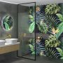 Besco Icon Walk-In ścianka prysznicowa 100 cm czarny mat/szkło przezroczyste IC-100-200C zdj.5