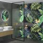 Besco Icon Walk-In ścianka prysznicowa 120 cm czarny mat/szkło przezroczyste IC-120-200C zdj.5