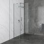 Besco Vayo Walk-In ścianka prysznicowa 120 cm chrom/szkło przezroczyste VY-120-200C zdj.4