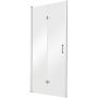 Besco Exo-H drzwi prysznicowe 100 cm składane chrom/szkło przezroczyste EH-100-190C zdj.1