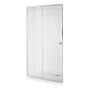 Besco Duo Slide drzwi prysznicowe 120 cm przesuwne chrom błyszczący/szkło przezroczyste DDS-120 zdj.1