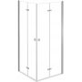 Besco Exo-H kabina prysznicowa 90x90 cm kwadratowa chrom połysk/szkło przezroczyste KEH-90-195 zdj.4