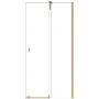 Besco Vayo Gold ścianka prysznicowa walk-in 130 cm złoty połysk/szkło przezroczyste VYG-130-200C zdj.1