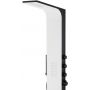 Corsan Duo panel prysznicowy ścienny termostatyczny biały półmat/czarny półmat A777TDUOWHITE/BLACKBL zdj.3
