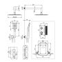 Deante Box zestaw prysznicowy podtynkowy termostatyczny z deszczownicą czarny BXYZNECT zdj.2