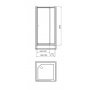Drzwi wnękowe regulowane 78-90 cm chrom/transparent Deante Zoom KTA 011D zdj.2