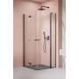 Radaway Nes 6 Brushed GunMetal H-KDD II drzwi prysznicowe 90 cm składane gunmetal szczotkowany/szkło przezroczyste 10016090-92-01R zdj.1
