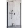 Radaway Nes Black KDJ I drzwi prysznicowe 90 cm lewe czarny mat/szkło przezroczyste 10022090-54-01L zdj.1