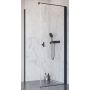 Radaway Nes Black KDJ I drzwi prysznicowe 90 cm prawe czarny mat/szkło przezroczyste 10022090-54-01R zdj.1
