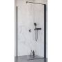 Radaway Nes Black KDJ I drzwi prysznicowe 100 cm prawe czarny mat/szkło przezroczyste 10022100-54-01R zdj.1