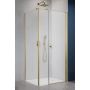 Radaway Nes Brushed Gold KDS I ścianka prysznicowa 80 cm złoty szczotkowany/szkło przezroczyste 10043080-99-01 zdj.1