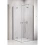 Radaway Nes Brushed Nickel KDD B kabina prysznicowa część prawa 90x90 cm kwadratowa nikiel szczotkowany/szkło przezroczyste 10024090-91-01R zdj.1