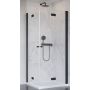 Radaway Nes Black KDD-B drzwi prysznicowe 100 cm lewe czarny mat/szkło przezroczyste 10024100-54-01L zdj.1