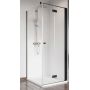 Radaway Nes Black KDJ B drzwi prysznicowe 100 cm prawe czarny mat/szkło przezroczyste 10025100-54-01R zdj.1