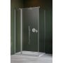 Radaway Nes Brushed Nickel KDJ II drzwi prysznicowe 90 cm uchylne nikiel szczotkowany/szkło przezroczyste 10032090-91-01L zdj.1