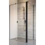 Radaway Nes Black S2 ścianka prysznicowa 80 cm boczna czarny mat/szkło przezroczyste 10040080-54-01 zdj.1