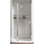 Radaway Nes DWJ II drzwi prysznicowe 90 cm wnękowe lewe chrom/szkło przezroczyste 10036090-01-01L zdj.1