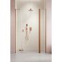 Radaway Nes Brushed Copper DWJS drzwi prysznicowe 120 cm uchylne miedź szczotkowany/szkło przezroczyste 10038120-93-01R zdj.1