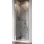 Radaway Nes 8 DWJ I drzwi prysznicowe 100 cm wnękowe lewe chrom/szkło przezroczyste 10076100-01-01L zdj.1