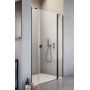 Radaway Nes Black DWJS drzwi prysznicowe 140 cm prawe czarny mat/szkło przezroczyste 10038140-54-01R zdj.1