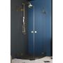 Radaway Essenza Pro Gold PDD kabina prysznicowa część prawa 100x100 cm półokrągła 10095100-09-01R zdj.1
